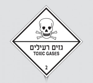 שילוט לגזים רעילים