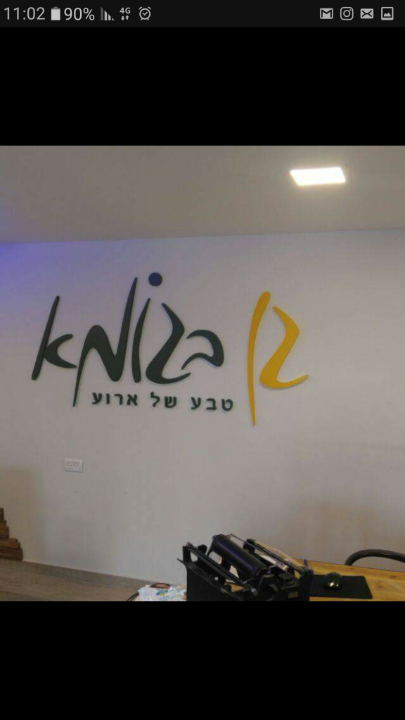 שילוט אותיות PVC