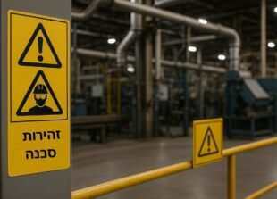 שלט אזהרה ובטיחות